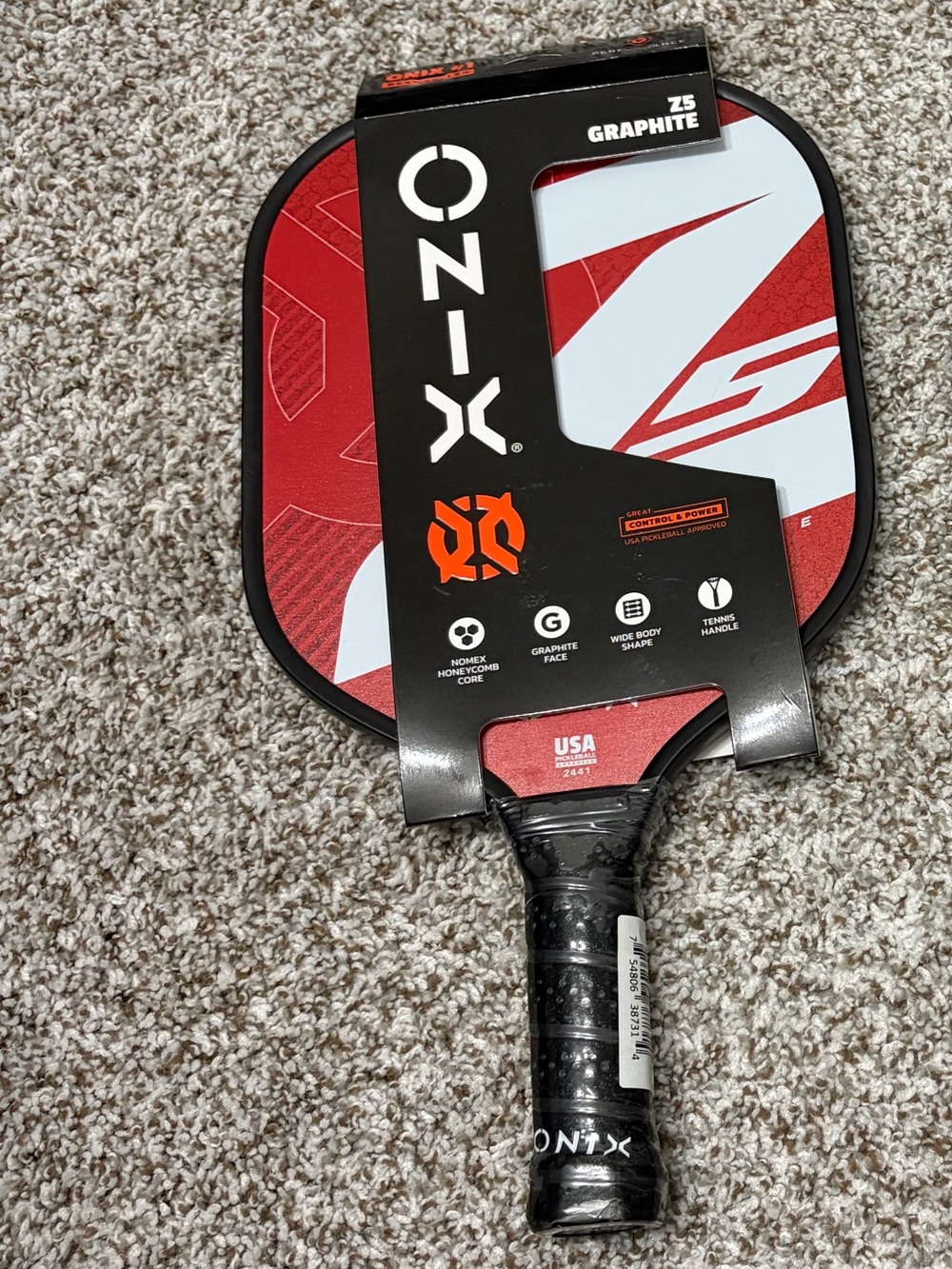 New With Tags Onix Graphite Z5 Pickleball Paddle- Currently $90 Online!